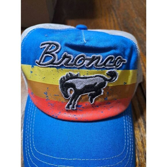 New Ford Bronco Adjustable Baseball Truckers Cap Hat NWT - Picture 2 of 4